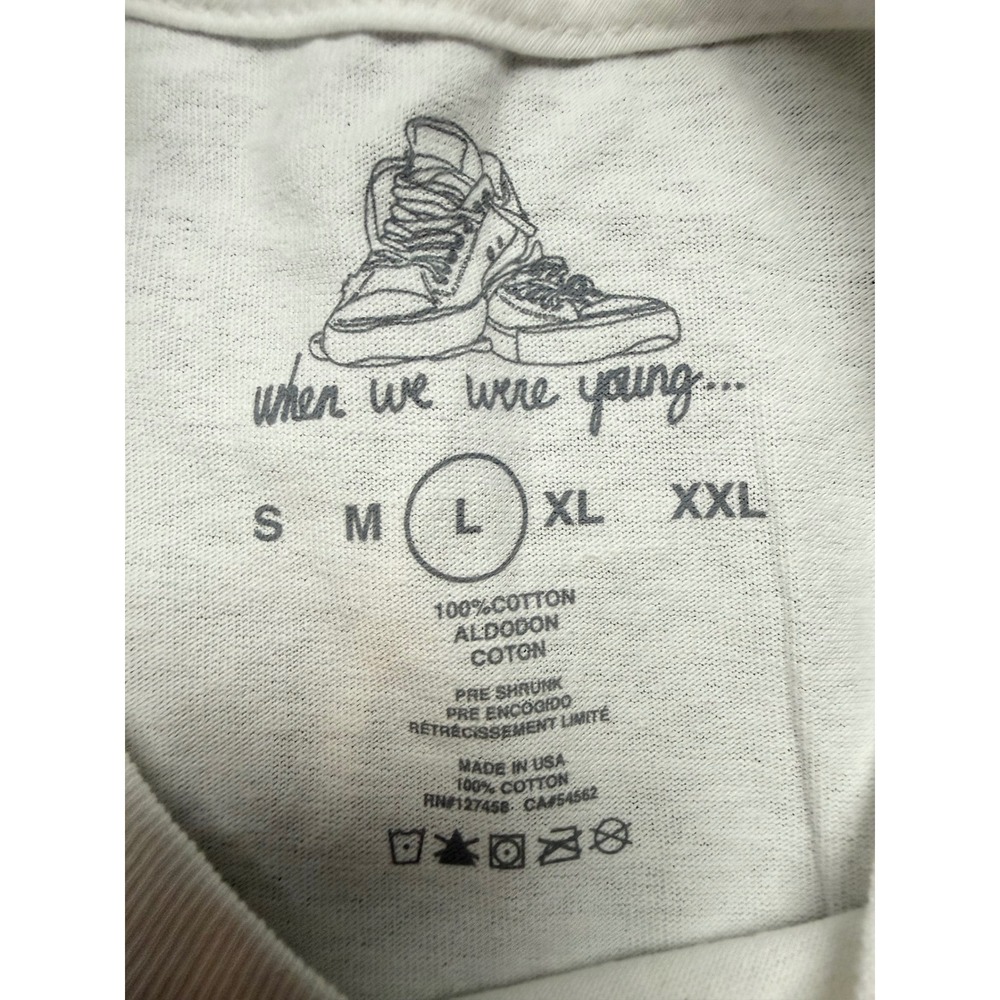 When We Were Young 2017 Festival T-Shirt Morrissey Descendents AFI White Large - Picture 7 of 7